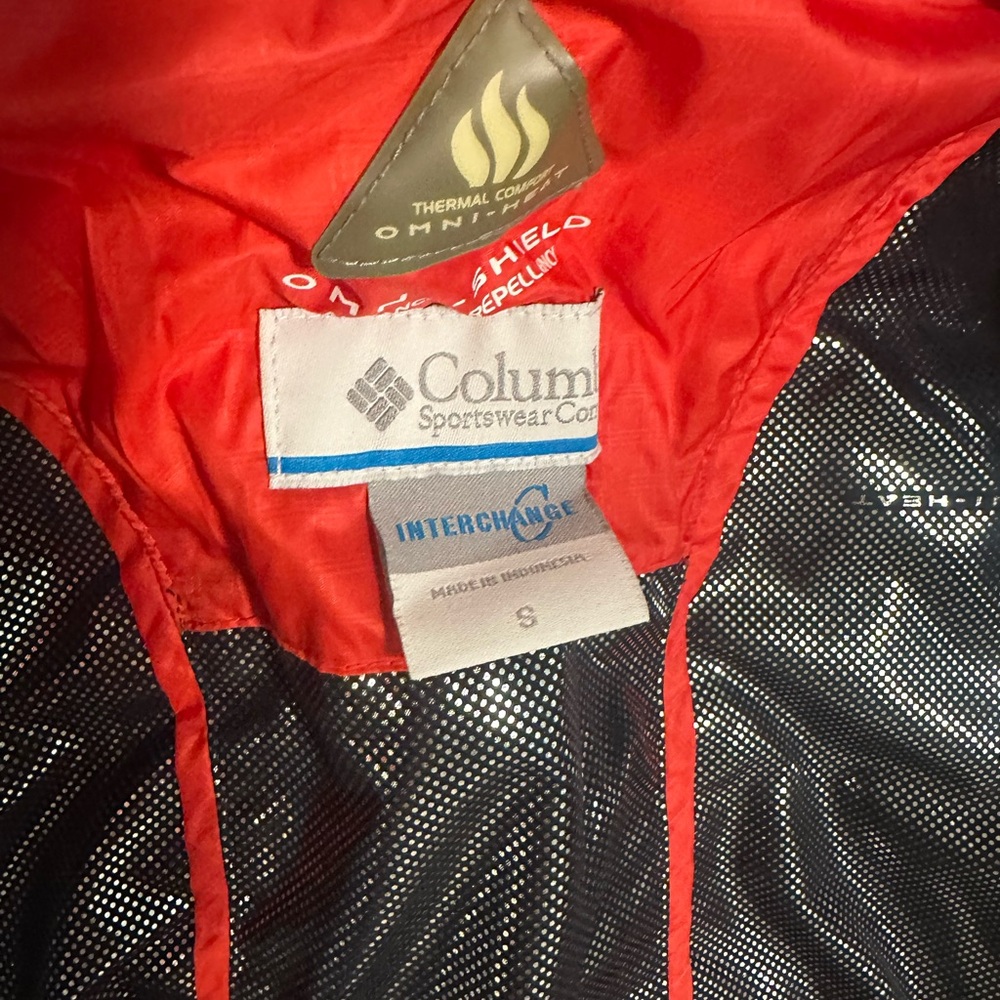 Columbia Women's Red and Blue Plaid Ski Jacket - Picture 5 of 5